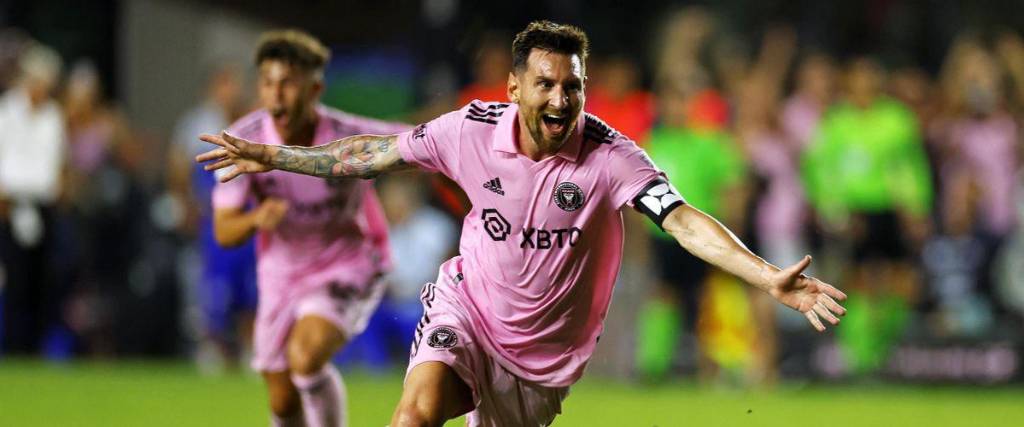 Lionel Messi anotó su octavo gol en cinco partidos con el Inter, que alcanzó las semifinales de Leagues Cup. Lionel Messi anotó su octavo gol en cinco partidos con el Inter, que alcanzó las semifinales de Leagues Cup.