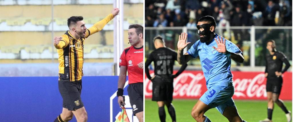 Enrique Triverio y Ronnie Fernández, goleadores de The Strongest y Bolívar Enrique Triverio y Ronnie Fernández, goleadores de The Strongest y Bolívar