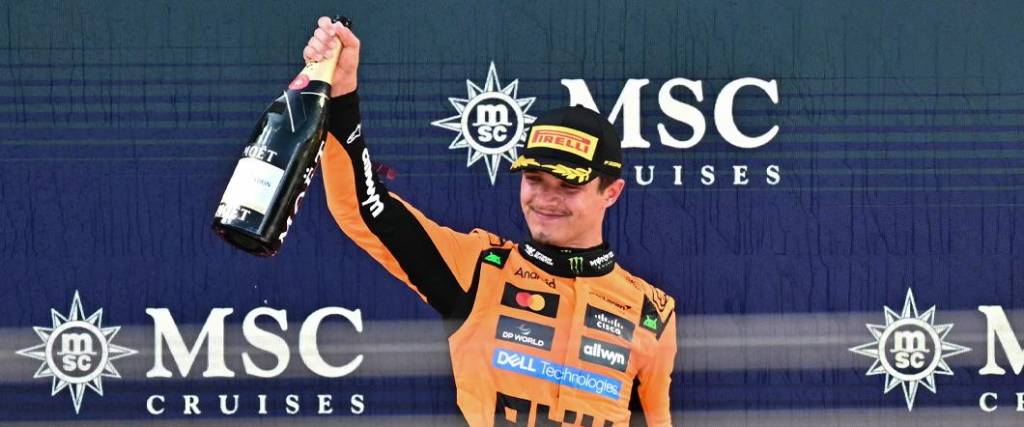 El británico Lando Norris logró un nuevo triunfo en la F1 y sigue recortando distancia con Oscas Piastri. El británico Lando Norris logró un nuevo triunfo en la F1 y sigue recortando distancia con Oscas Piastri.