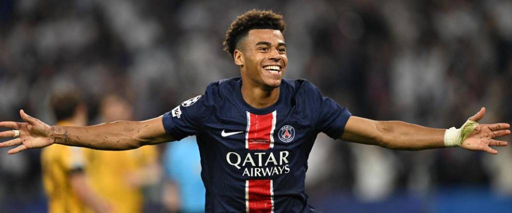 El delantero, de 19 años, fue la gran figura de la final tras marcar dos goles a favor del París Saint-Germain. El delantero, de 19 años, fue la gran figura de la final tras marcar dos goles a favor del París Saint-Germain.