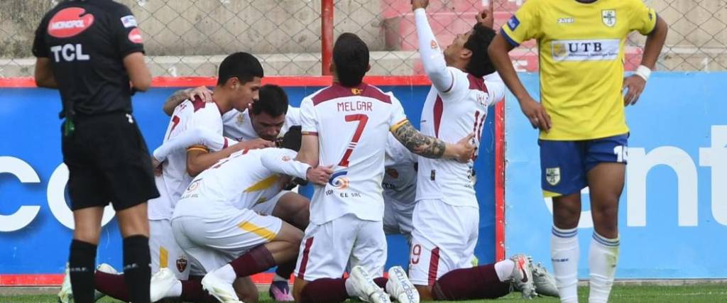 El conjunto ‘escarlata’ remontó el compromiso para terminar sumando tres puntos en El Alto. El conjunto ‘escarlata’ remontó el compromiso para terminar sumando tres puntos en El Alto.