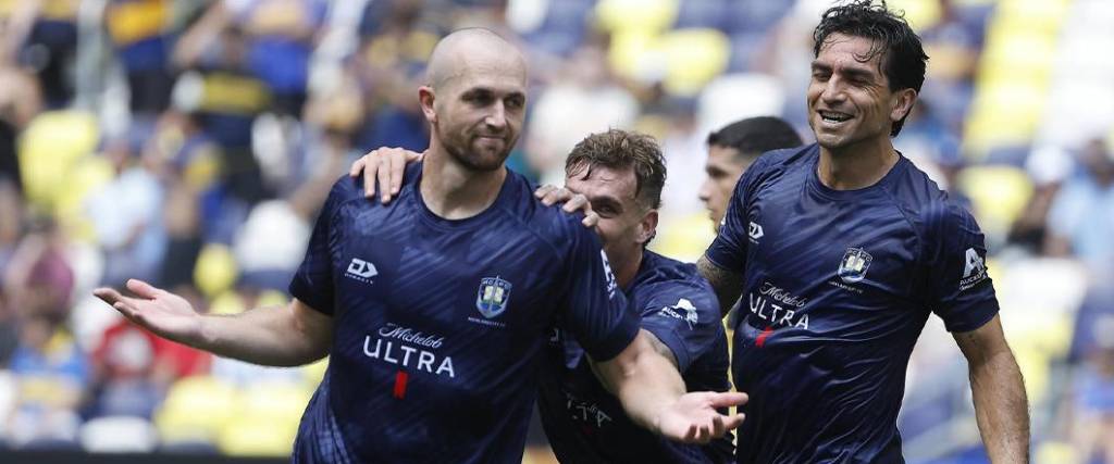 El defensor Christian Gray anotó el único gol de su equipo en el Mundial de Clubes en el 1-1 ante Boca. El defensor Christian Gray anotó el único gol de su equipo en el Mundial de Clubes en el 1-1 ante Boca.