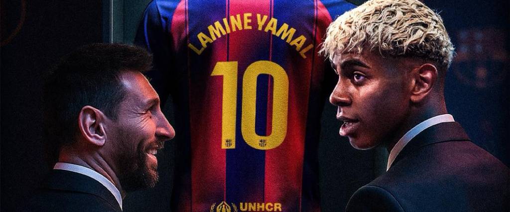 Yamal portará la camiseta 10, el histórico número que lució Lionel Messi en la etapa glorioso de club culé. Yamal portará la camiseta 10, el histórico número que lució Lionel Messi en la etapa glorioso de club culé.