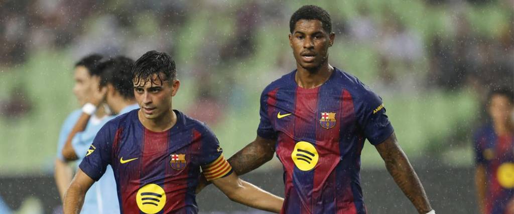 El equipo azulgrana logró una victoria por 5-0 con un tanto del inglés Marcus Rashford en Corea del Sur. El equipo azulgrana logró una victoria por 5-0 con un tanto del inglés Marcus Rashford en Corea del Sur.