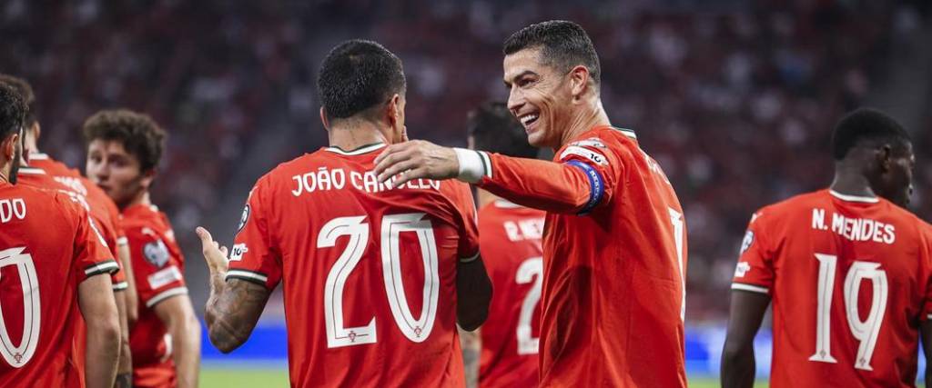 El astro portugués marcó el segundo tanto para la victoria de su equipo en la visita a Hungría. El astro portugués marcó el segundo tanto para la victoria de su equipo en la visita a Hungría.