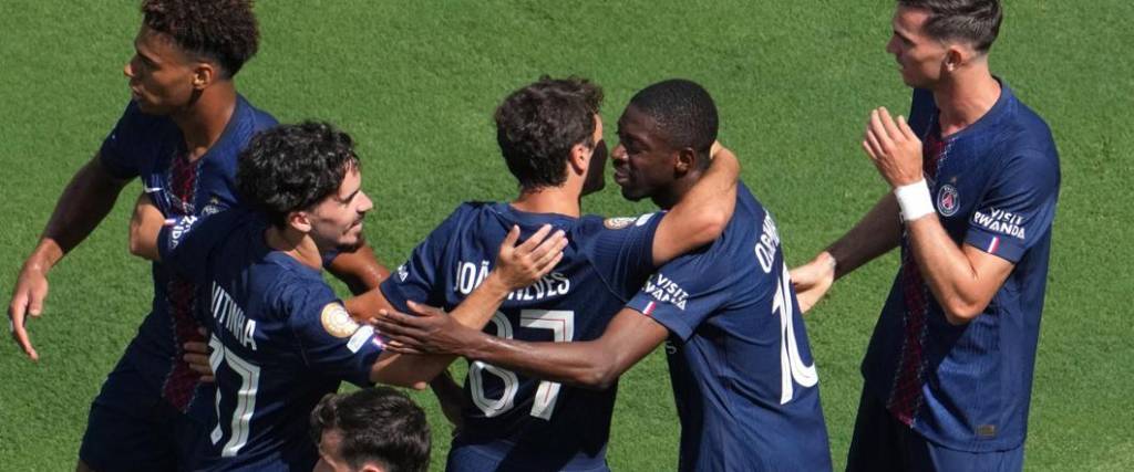 Ousmane Dembélé marcó el segundo tanto del equipo francés para la victoria ante el Real Madrid. Ousmane Dembélé marcó el segundo tanto del equipo francés para la victoria ante el Real Madrid.