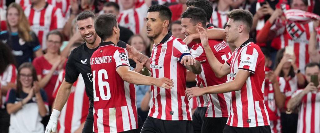 El equipo de Bilbao logró su primera victoria en la Champions desde su retorno a la competición europea. El equipo de Bilbao logró su primera victoria en la Champions desde su retorno a la competición europea.
