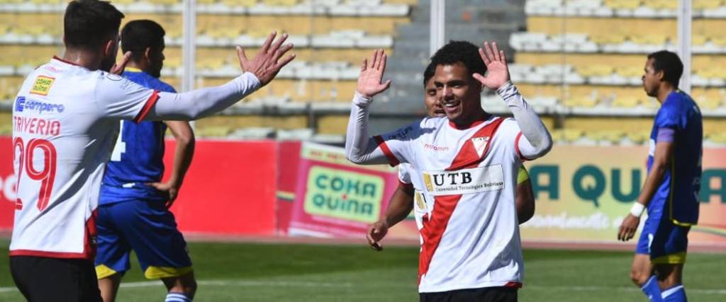 Moisés Paniagua marcó los goles del triunfo para el conjunto ‘millonario’ en el duelo ante ABB. Moisés Paniagua marcó los goles del triunfo para el conjunto ‘millonario’ en el duelo ante ABB.
