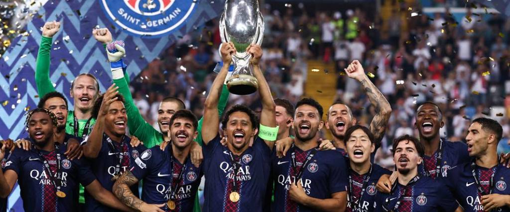 El PSG ganó la primera Supercopa de Europa tras imponerse en los penales al Tottenham por 4-3 en Udine. El PSG ganó la primera Supercopa de Europa tras imponerse en los penales al Tottenham por 4-3 en Udine.