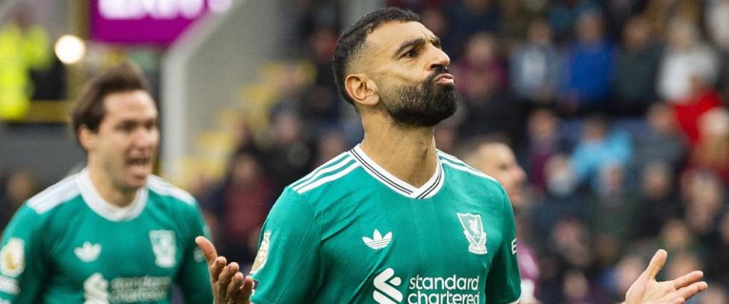 El egipcio Mohamed Salah marcó el único tanto del partido para la victoria del Liverpool ante Burnley. El egipcio Mohamed Salah marcó el único tanto del partido para la victoria del Liverpool ante Burnley.