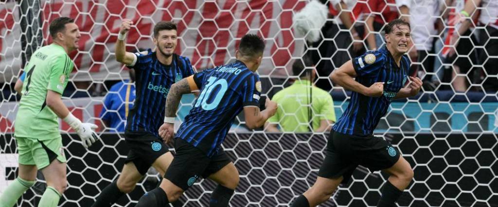 Francesco Esposito abrió el marcador a favor del Inter de Milán a los 72 minutos del compromiso. Francesco Esposito abrió el marcador a favor del Inter de Milán a los 72 minutos del compromiso.