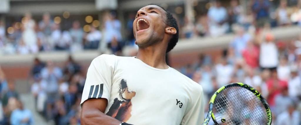 El tenista canadiense, de 25 años, disputará su primera semifinal de Grand Slam después de cuatro años. El tenista canadiense, de 25 años, disputará su primera semifinal de Grand Slam después de cuatro años.