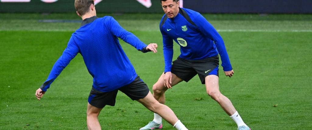 Robert Lewandowski liderará el ataque del Barcelona Robert Lewandowski liderará el ataque del Barcelona