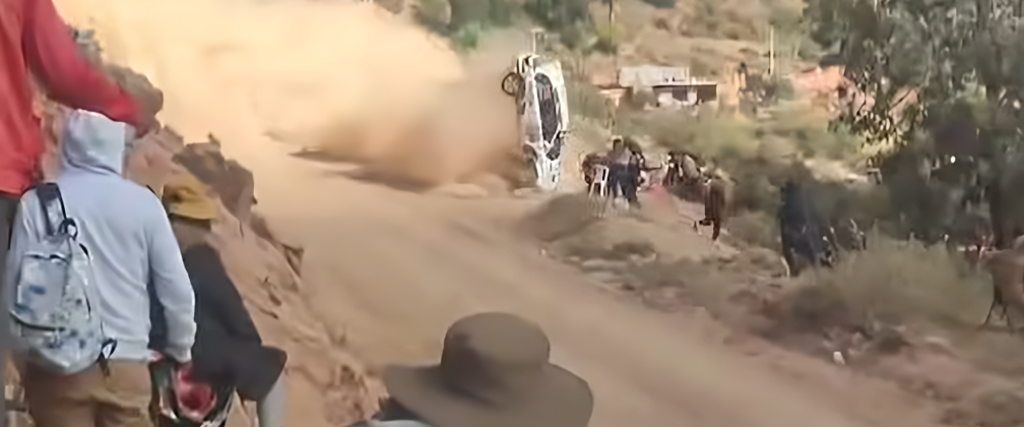 Momento preciso del accidente automovilístico Momento preciso del accidente automovilístico
