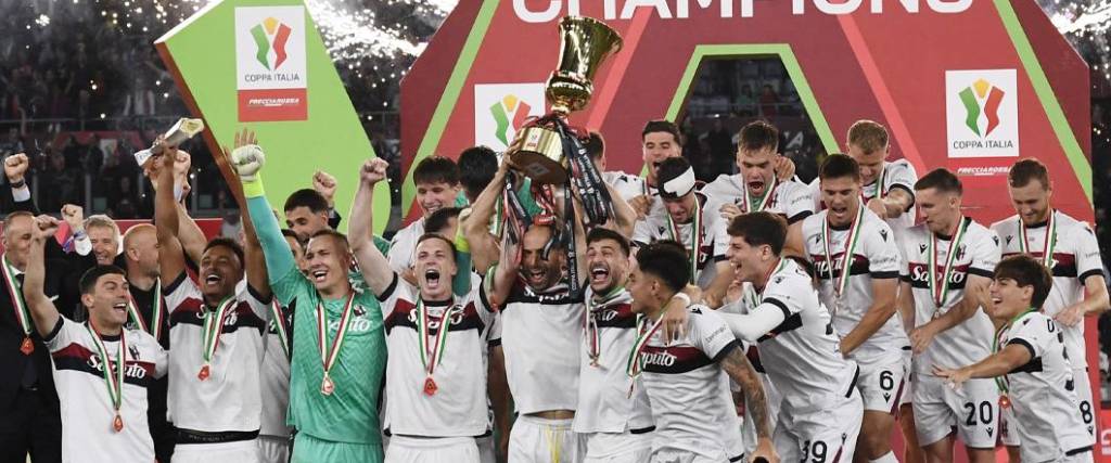 El equipo ‘rojiazul’ se coronó campeón de la Copa Italia por tercera vez en su historia. El equipo ‘rojiazul’ se coronó campeón de la Copa Italia por tercera vez en su historia.