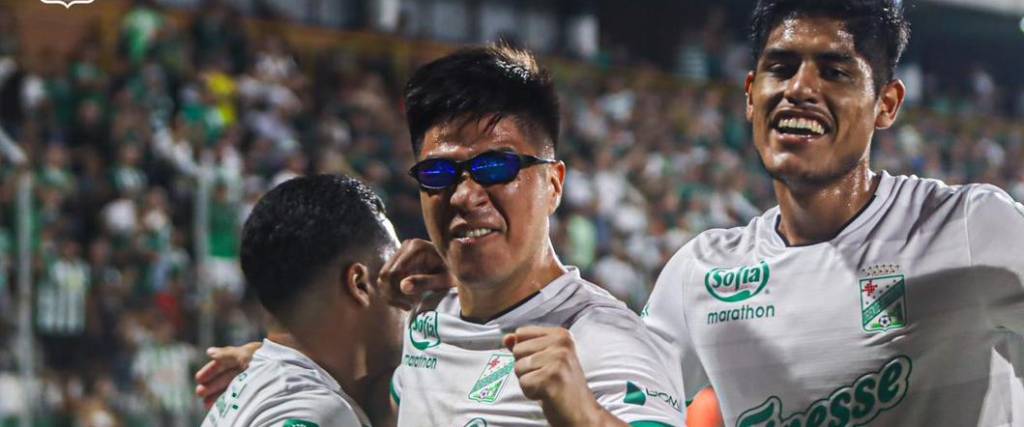 El argentino Jonatán Cristaldo abrió el marcador para el conjunto albiverde en el duelo ante el Tigre. El argentino Jonatán Cristaldo abrió el marcador para el conjunto albiverde en el duelo ante el Tigre.