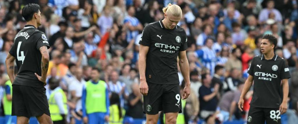 El equipo ‘ciudadano’ sufrió su segunda derrota en tres fechas que van en la Premier League de Inglaterra. El equipo ‘ciudadano’ sufrió su segunda derrota en tres fechas que van en la Premier League de Inglaterra.