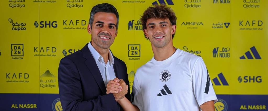 El portugués João Félix fue presentado como nuevo jugador de Al-Nassr. Será compañero de Cristiano. El portugués João Félix fue presentado como nuevo jugador de Al-Nassr. Será compañero de Cristiano.