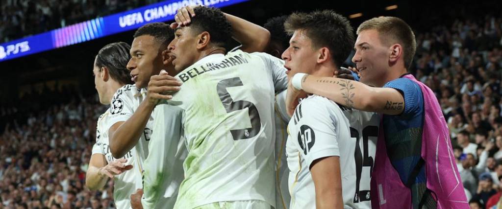 El mediocampista inglés anotó el único tanto del compromiso ante Juventus tras gran jugada de Vini Jr. El mediocampista inglés anotó el único tanto del compromiso ante Juventus tras gran jugada de Vini Jr.