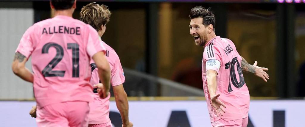 El delantero argentino marcó su primer tanto en el Mundial de Clubes de tiro libre. El delantero argentino marcó su primer tanto en el Mundial de Clubes de tiro libre.