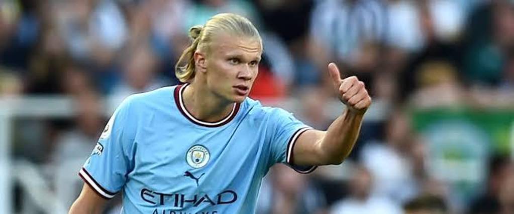 El delantero de Manchester City, el noruego Erling Haaland. 