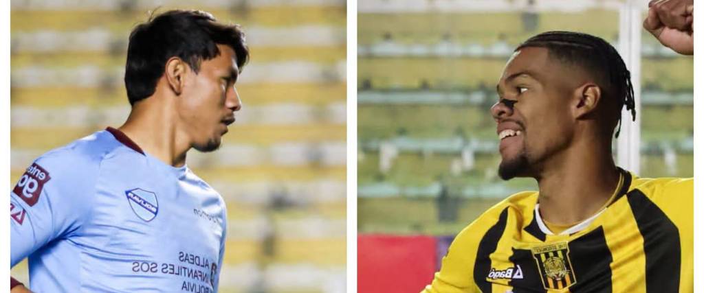 José Sagredo de Bolívar (izq.) y Carlos Ventura de The Strongest