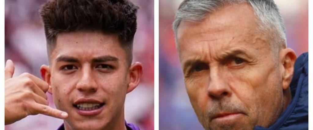 Gabriel Villamil (izq.) y Gustavo Álvarez, nuevo DT de Liga de Quito. 