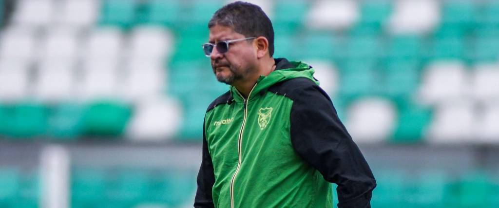 Óscar Villegas, entrenador de la selección boliviana.