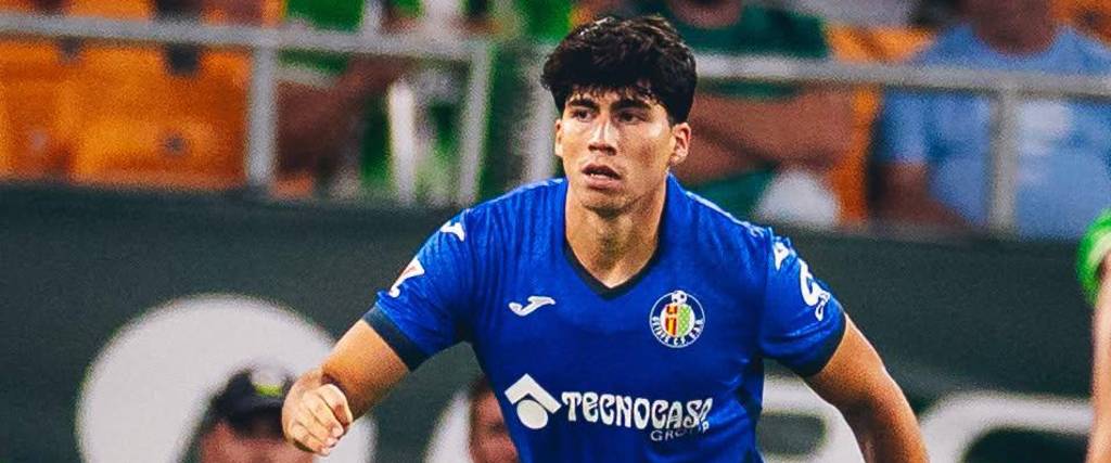 El boliviano Óscar López, que juega en el Getafe de España.