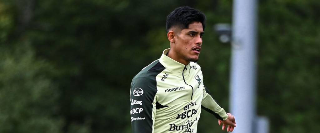 Fernando Nava, delantero de la selección boliviana.