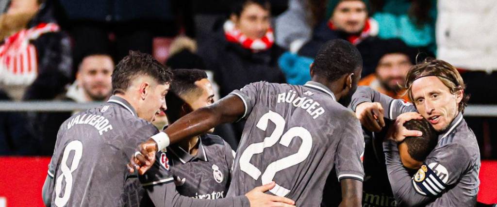 El Real Madrid celebra a costa del Girona