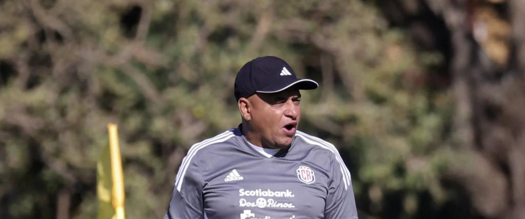 El asistente técnico de Costa Rica, Erick Rodriguez.