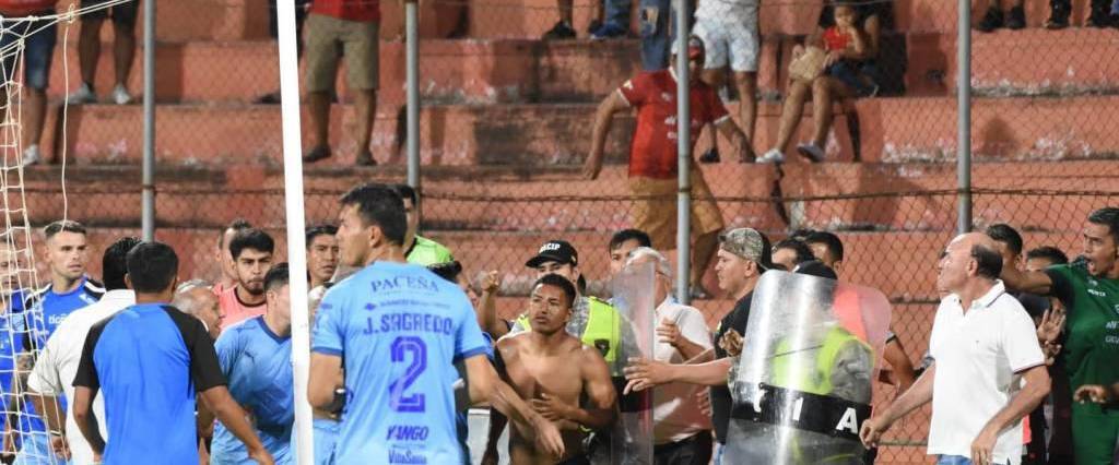 Los incidentes del partido entre Bolívar y Guabirá