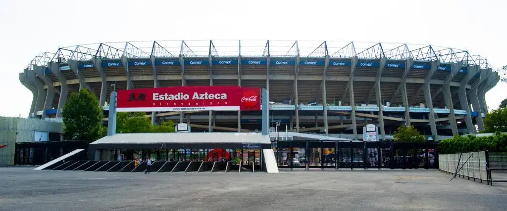 Estadio Azteca. 