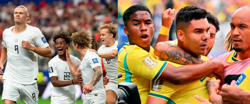 La selecciones de Noruega y Brasil se enfrentan este domingo 5 de julio en octavos de final