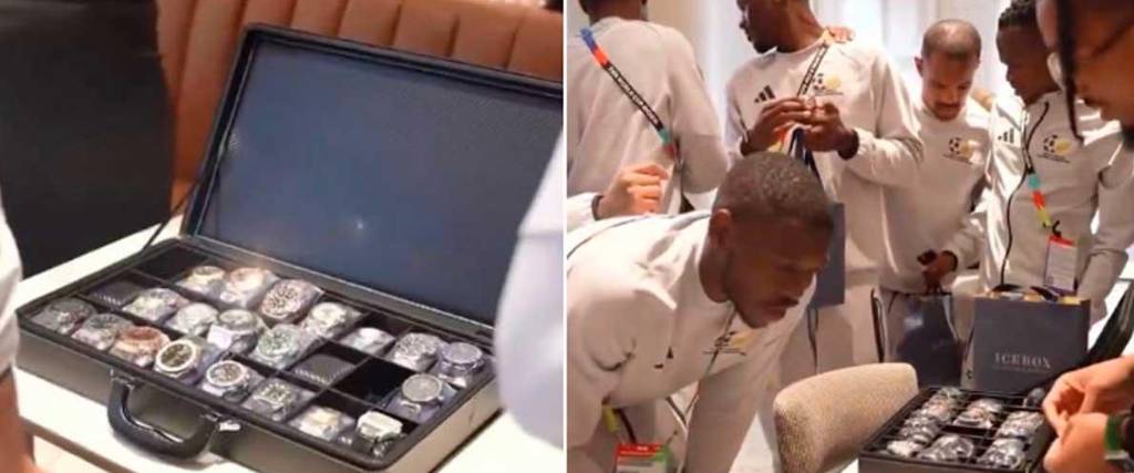 Jugadores de Sudáfrica recibieron lujoso regalo