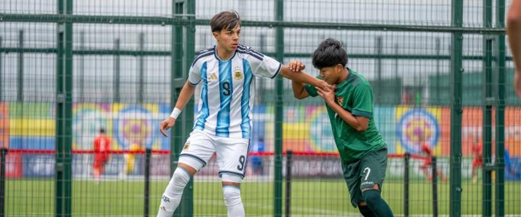 Incidencia del partido entre Bolivia y Argentina en el Mundial Sub-15.