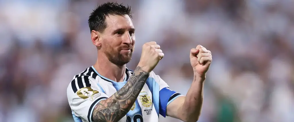 Lionel Messi, capitán de la selección de Argentina, que anunció su retiro de la Albiceleste.