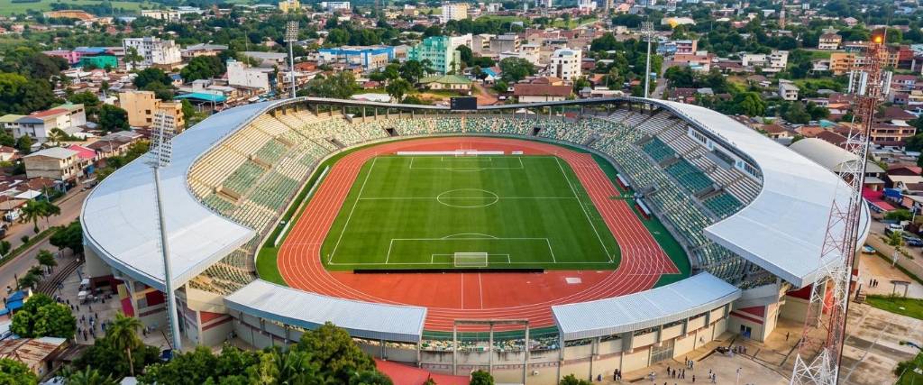 El estadio Roberto Jordán, ubicado en Cobija, Pando. 