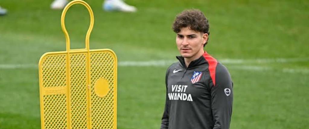 Julián Alvarez, delantero argentino que defiende la camiseta de Atlético de Madrid.