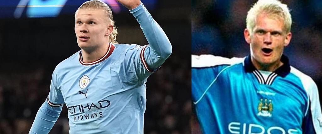 Erling (izquierda) y Alf-Inge Haaland (derecha). Ambos representaron a Noruega en el Mundial.