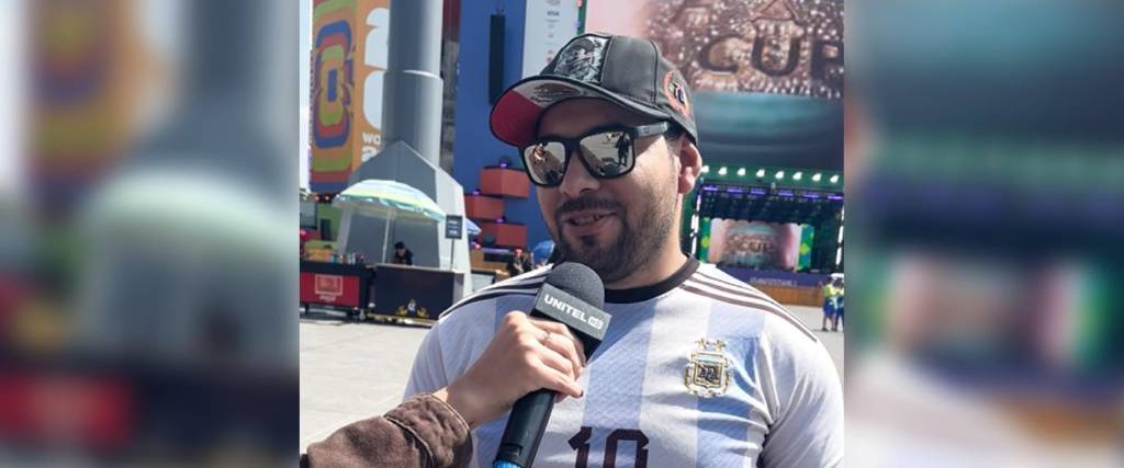 Un cruceño en el Mundial 2026, viajó hasta México para apoyar a la selección Argentina.