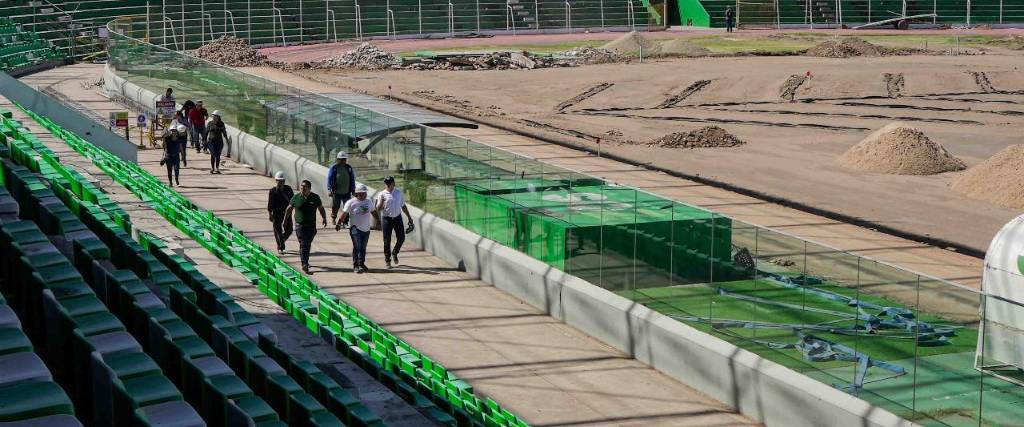 Los trabajos en el estadio Tahuichi se iniciaron en mayo