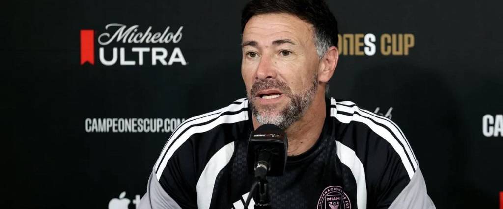 ‘Kily’ González, el nuevo entrenador del Inter Miami en conferencia de prensa.