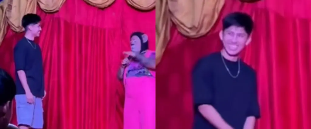 Miguelito Terceros en el circo ‘Manguerita’.