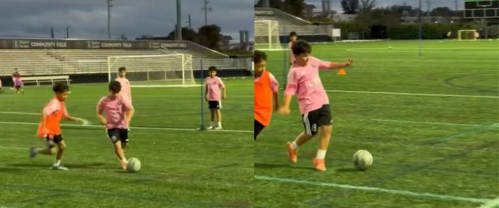 Mateo Messi sorprende con un gol en el Inter Miami