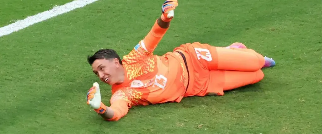 Fernando Muslera, guardameta de la selección de Uruguay.
