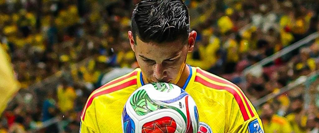 James Rodríguez, se despide de la Selección de Colombia. 