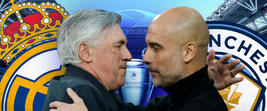 Carlo Ancelotti y Pep Guardiola