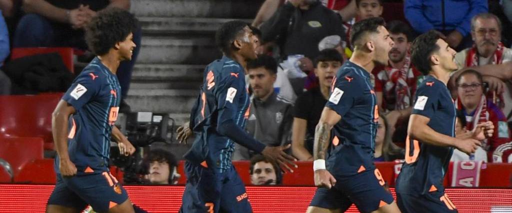 El equipo de Valencia logró una victoria gracias a un tanto de André Almeida en el estadio de Los Cármenes